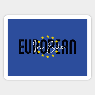 European in Exile Sticker